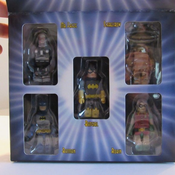 Batman Kubrick Medicom DC Direct 5 Figures Robin Scarecrow Batgirl Scarecrow NIB - Picture 2 of 7